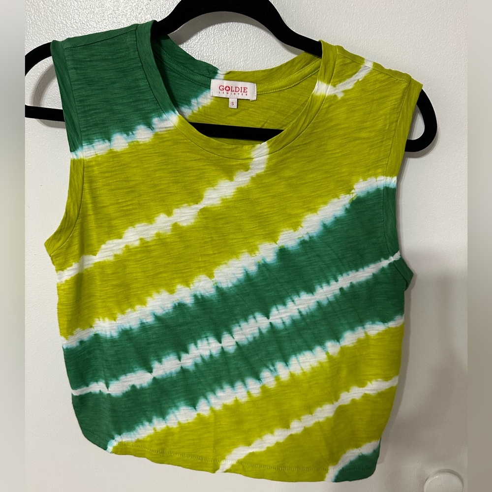 NWOT Goldie Green Tie-Dye Women's tank